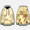 Field Bloom Sherpa-Lined Hoodie — Buttercream Blossom (Oversized)